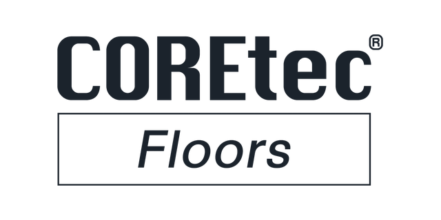 COREtec logo: we install COREtec flooring and tile
