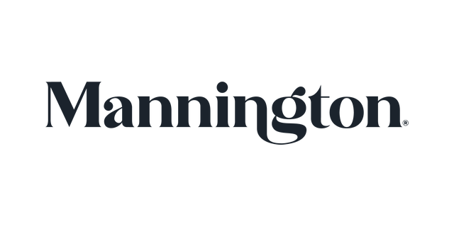 Mannington logo: we install Mannington flooring and tile