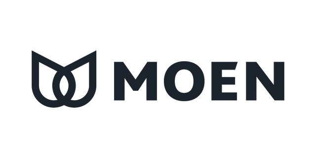 Moen logo: we install Moen products for bathroom remodeling