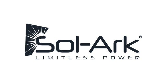 Sol-Ark logo: we install Sol-Ark solar inverters