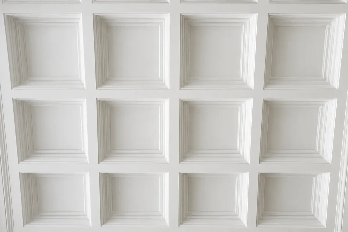 Coffered ceiling