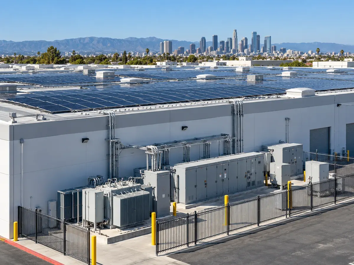 Commercial and industrial solar in Los Angeles, CA: industrial sites