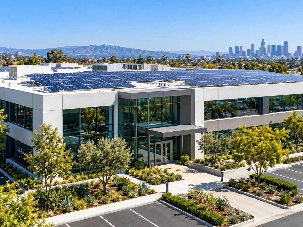 Commercial and industrial solar in Los Angeles, CA: office buildings