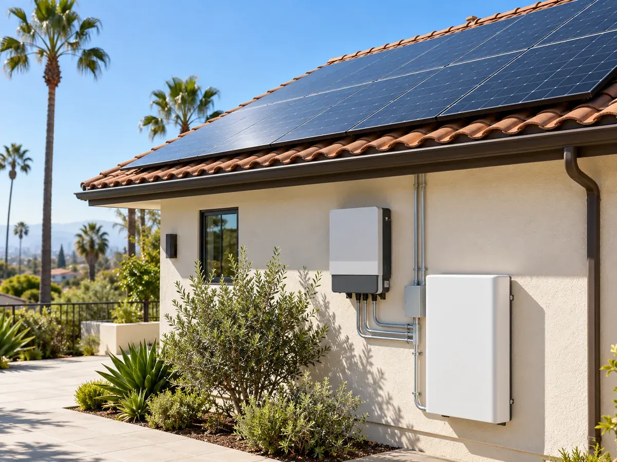 Energy storage system in Los Angeles, CA: solar plus storage