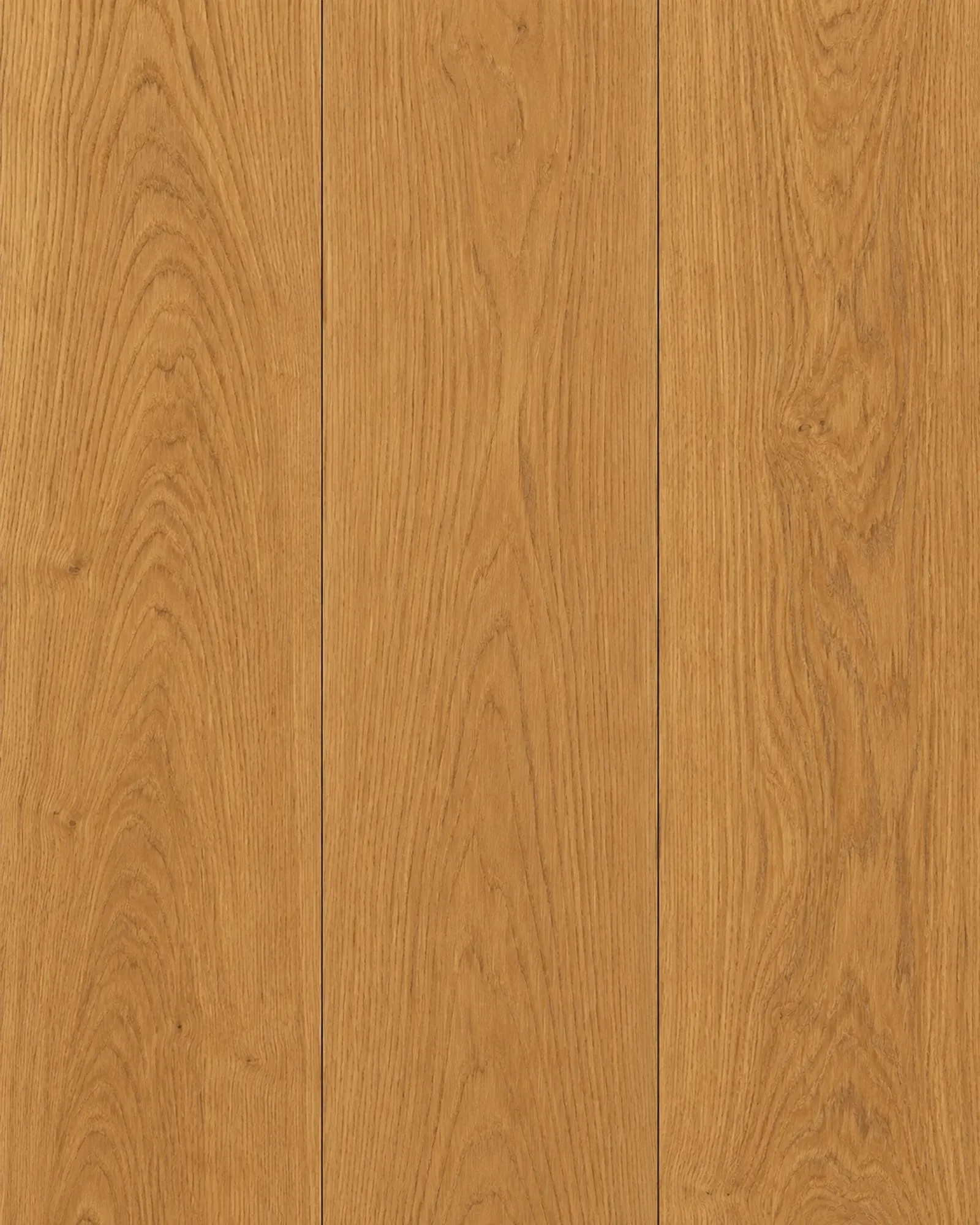 Honey Oak hardwood planks, close-up (representative image)
